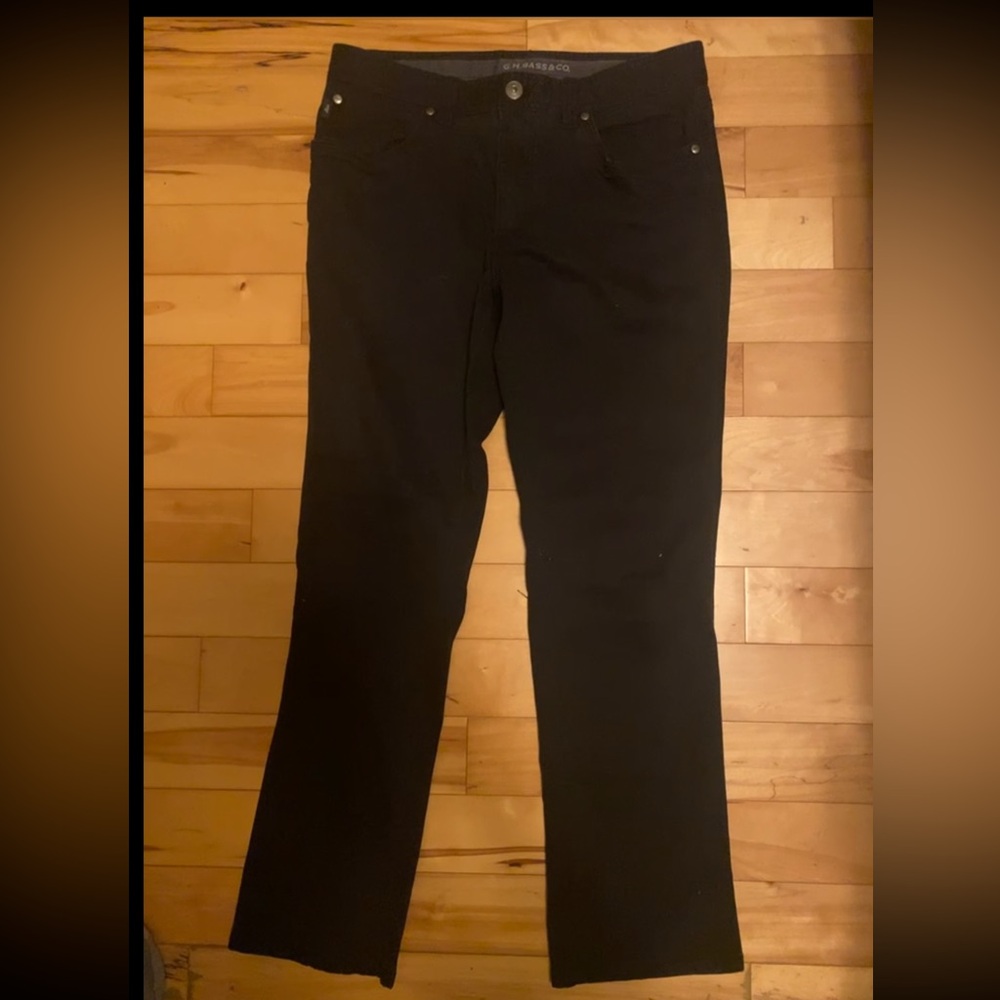 G.H. Bass & Co. Men’s Classic Black Straight Leg Jeans